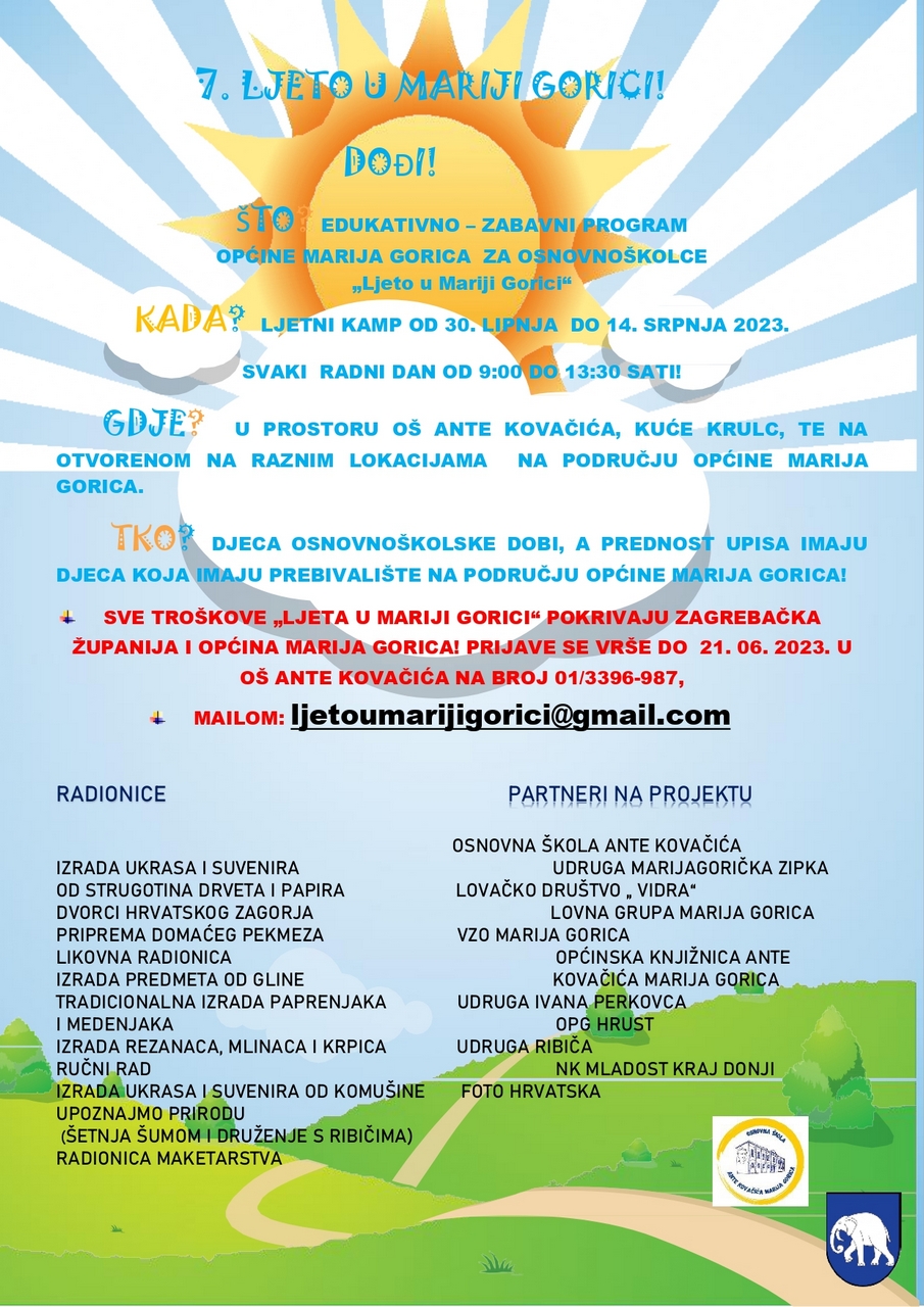 Plakat 7. Ljeto u Mariji Gorici